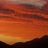 Sunrise over the Akkedisberg from Phillipskop